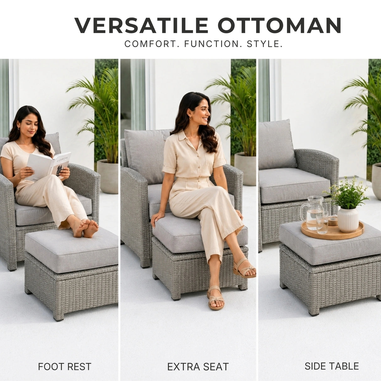 5 Pieces Patio Furniture Set