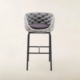 2-Piece Outdoor Rope Bar Chairs – Stylish Comfort Built to Last