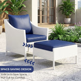 Outdoor Rattan Wicker 5 Piece Patio Sofa Set