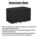 Outdoor 6+1 Bar Set Cover