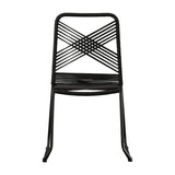 Outdoor Black Rope Chairs