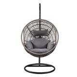 Netted Rope Swing Chair (Grey)