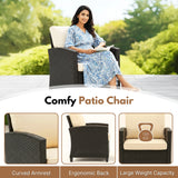 3-Piece Outdoor Rattan Wicker Patio Set