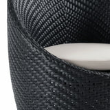 Outdoor Rattan Wicker 3-Piece Conversation Set