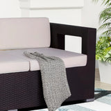 3-Seater Outdoor Rattan Wicker Patio Sofa
