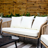 5-Seater Outdoor All-Weather Rope Sofa Set