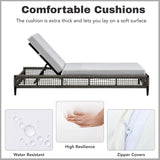 Outdoor All-Weather Rope Lounger with Cushions