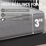 Outdoor 4 Seater Rope Conversation Sofa Set