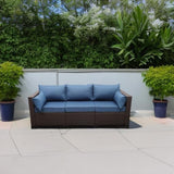 3-Seater Outdoor Rattan Wicker Patio Sofa