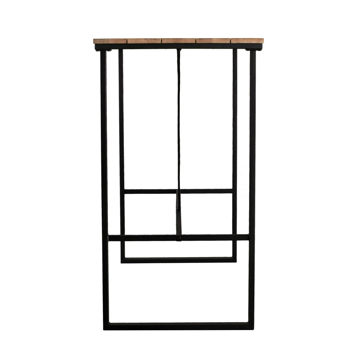 Outdoor Bar Table With Wooden Top