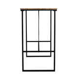Outdoor Bar Table With Wooden Top