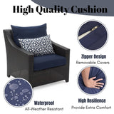 3-Piece Outdoor Rattan Wicker Patio Set