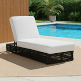 Outdoor All-Weather Rope Lounger with Cushions
