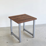 Modern Sheesham Wood Top End Table