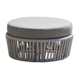 Round Outdoor Rope Footstool