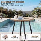 5-Piece Outdoor Rope Patio Dining Set
