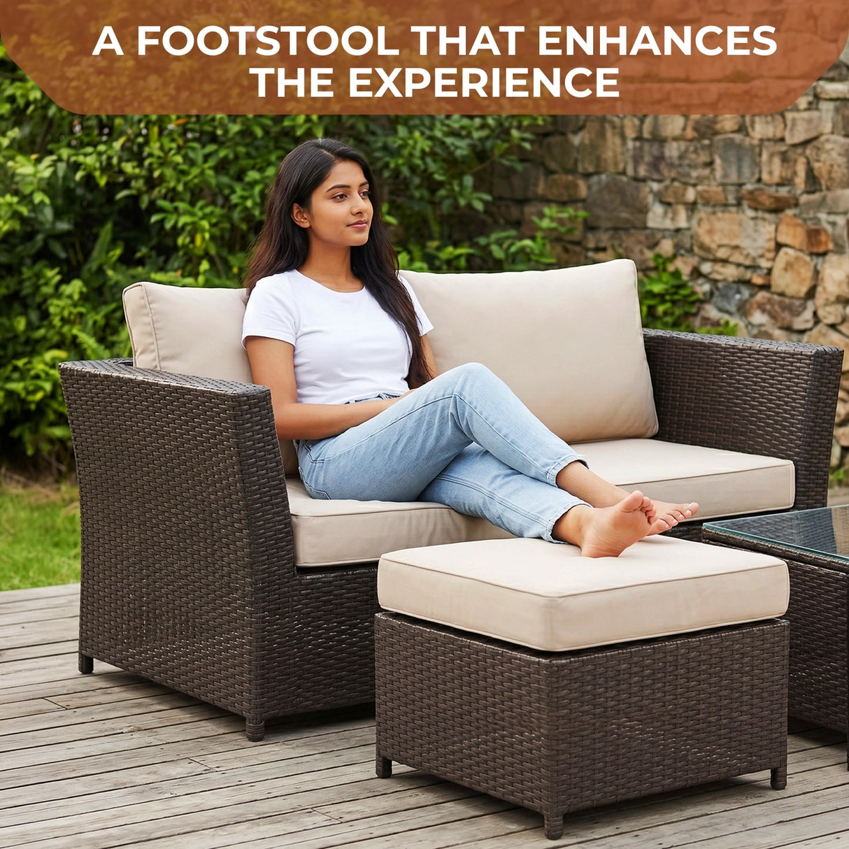 Outdoor Wicker 10 Seater Sectional Sofa Set
