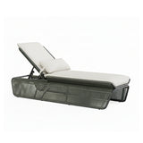 Outdoor Rope Lounge Chair With 2-Tier Table