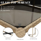 Outdoor Rattan Wicker Dinning Set 9-Piece