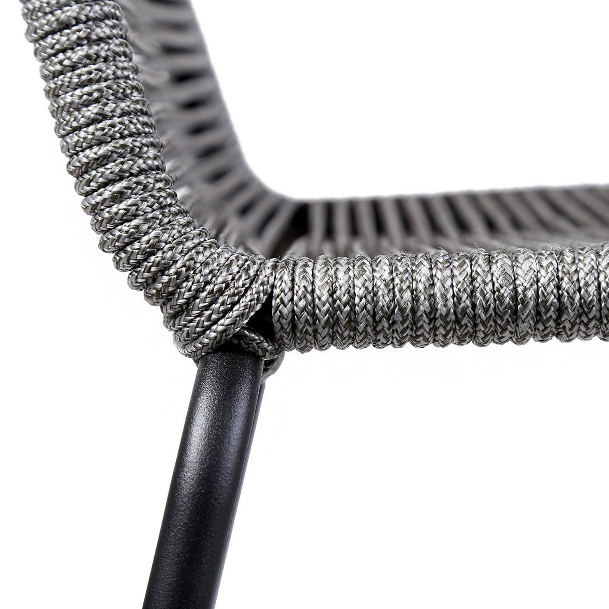 2-Piece Outdoor Rope Bar Chairs – Stylish Comfort Built to Last