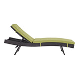 Outdoor Rattan Wicker Chaise Lounger For Poolside