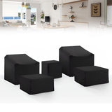 5-Piece Patio Sofa Set Cover