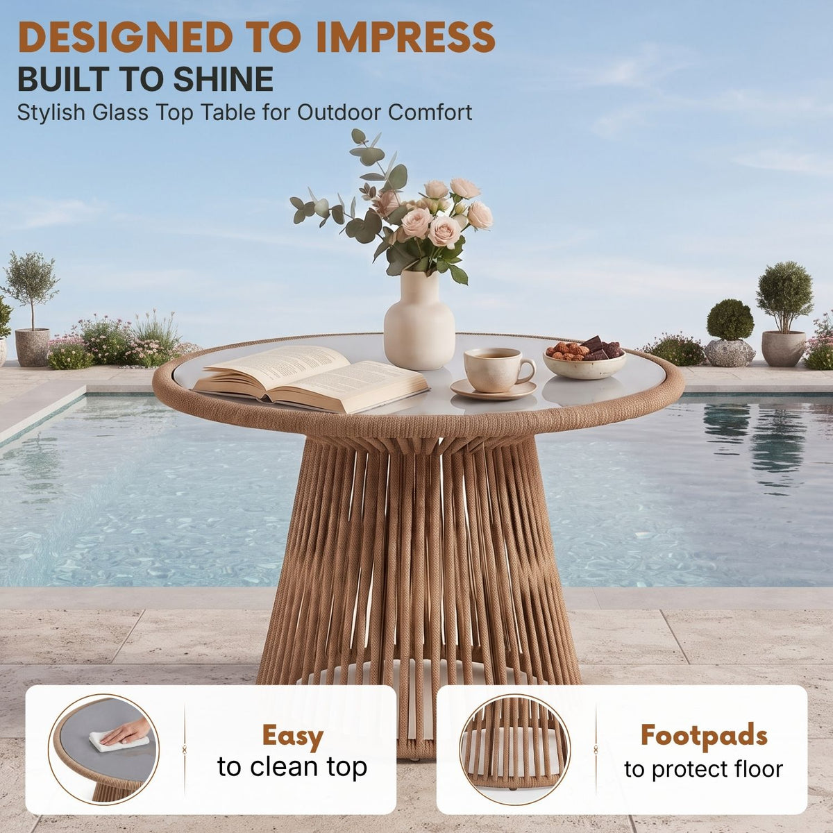 5-Piece Outdoor Patio Dining Set