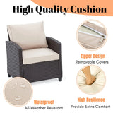 3-Piece Outdoor Rattan Wicker Patio Set