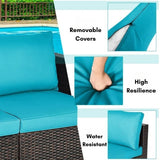 Outdoor All-Weather Rattan Wicker Double Seater Sofa
