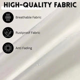9ft White Color Outdoor Patio Umbrella with Centre Pole