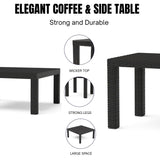 All Weather Outdoor Wicker Garden L-Shape Sectional Conversation Set