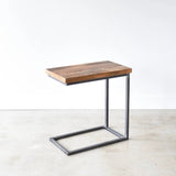 Solid Sheesham Wood C-Shape Corner Side Table