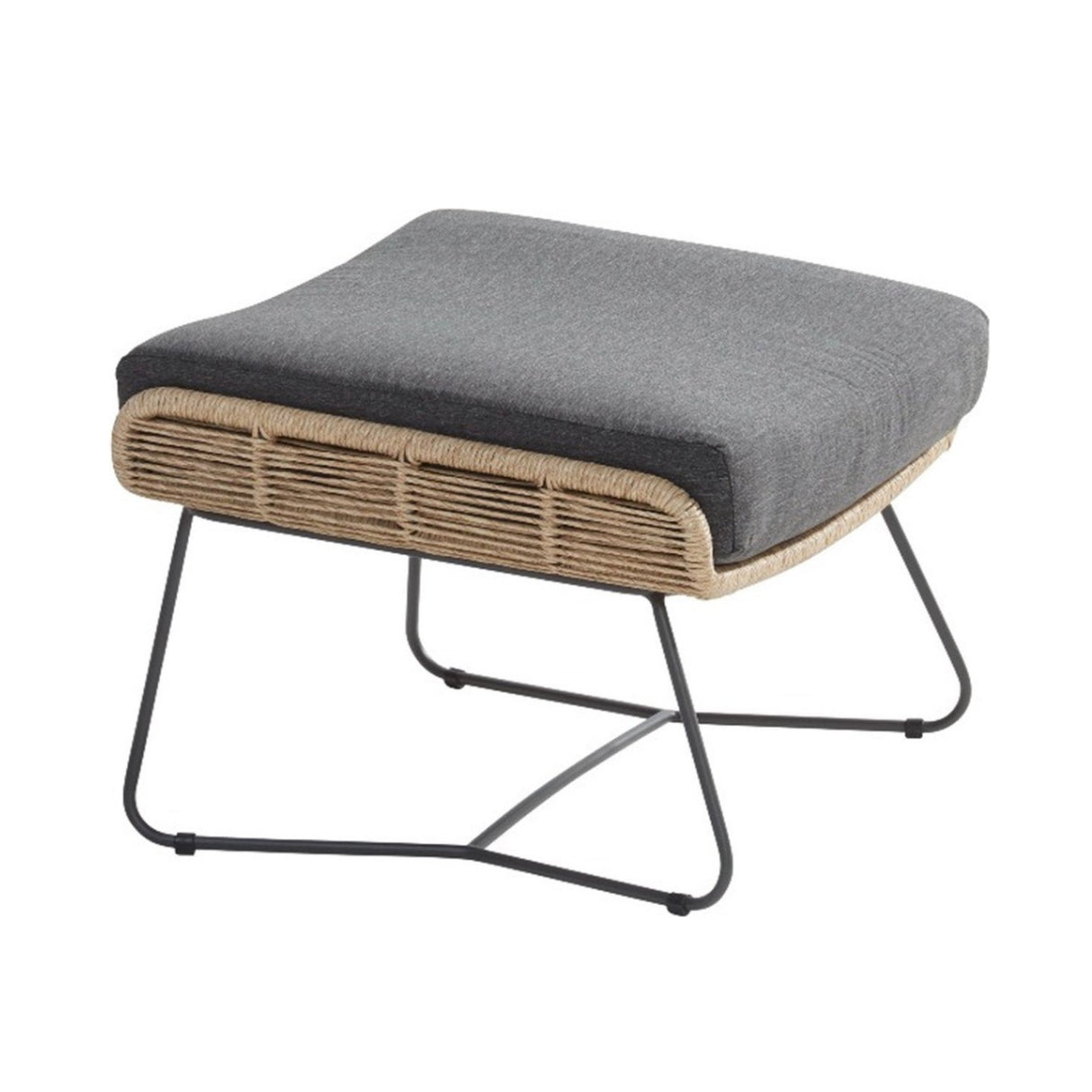 Outdoor All-Weather Rope Footstool