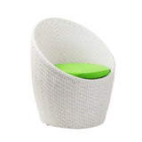 Outdoor Rattan Wicker 3-Piece Conversation Set