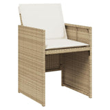 All Weather Wicker Patio Dinning Table Set