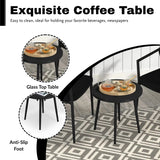 3 Piece Garden Outdoor Rope Patio Set