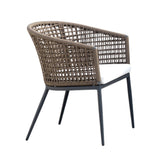 7-Piece Outdoor Patio Dining Set With Wooden Tabletop