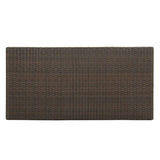 Outdoor Rattan Wicker Bar Table with High-Top Design