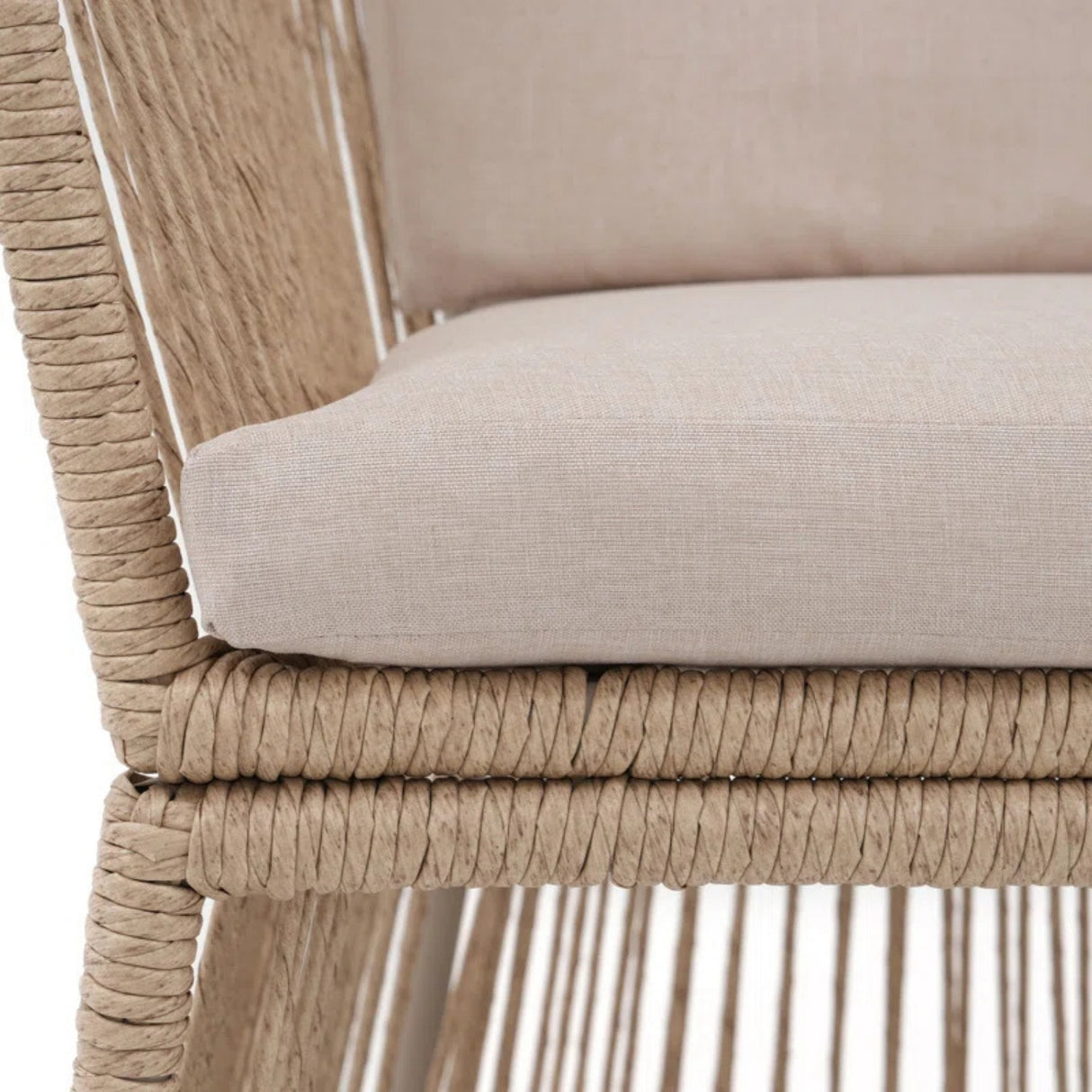 2-Piece Outdoor Rope Patio Chairs
