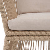 2-Piece Outdoor Rope Patio Chairs