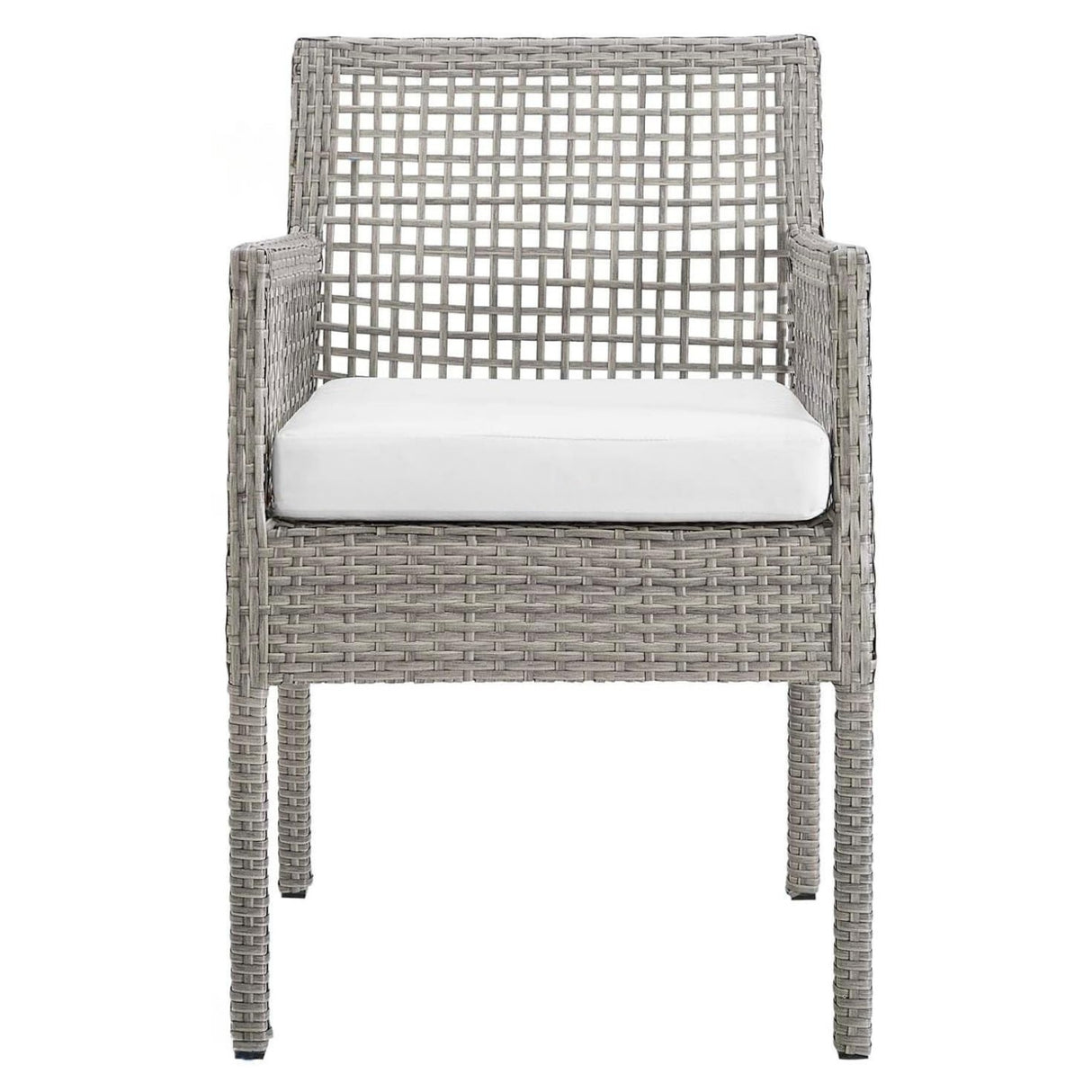 1-Piece Outdoor Rattan Wicker Patio Dining Chair