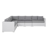 7-Piece L-Shaped Outdoor Sectional Sofa