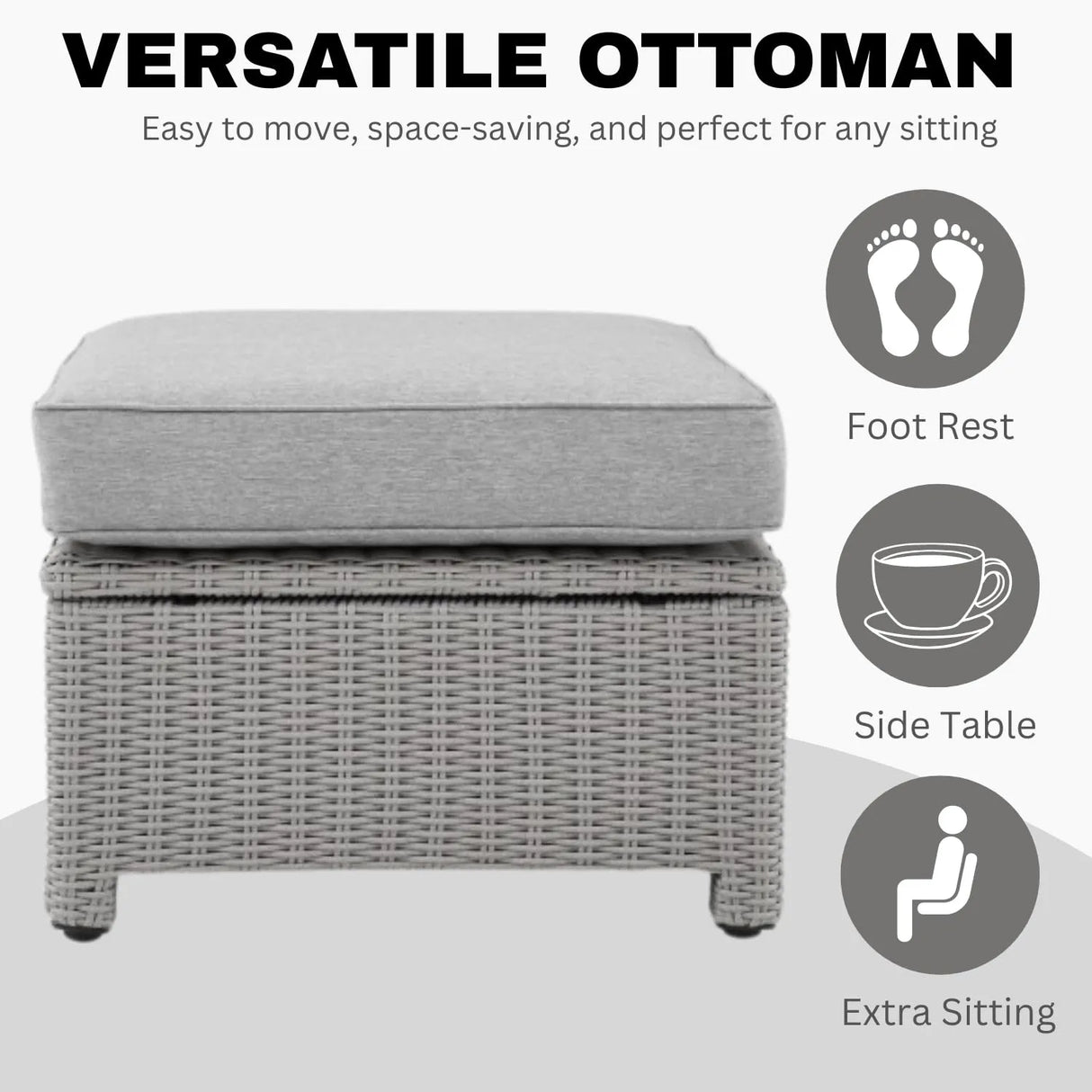 5 Pieces Patio Furniture Set