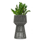 Devoko Outdoor Rope Planter Stand Set (Grey)