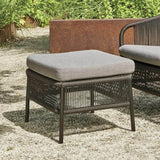Outdoor 2 Piece Rope Patio Sofa Set (Grey)