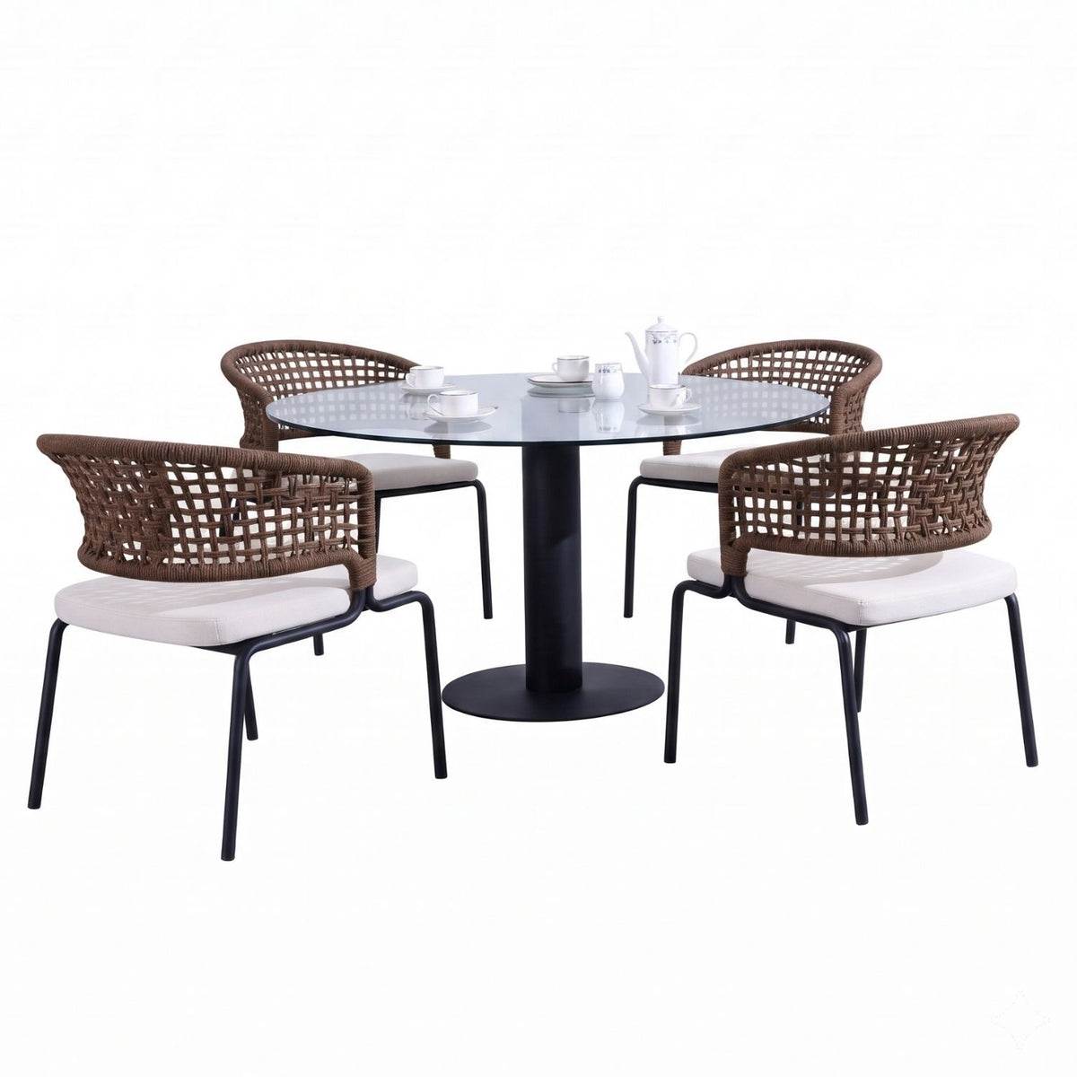 All Weather Resistant 5-Piece Outdoor Dining Set