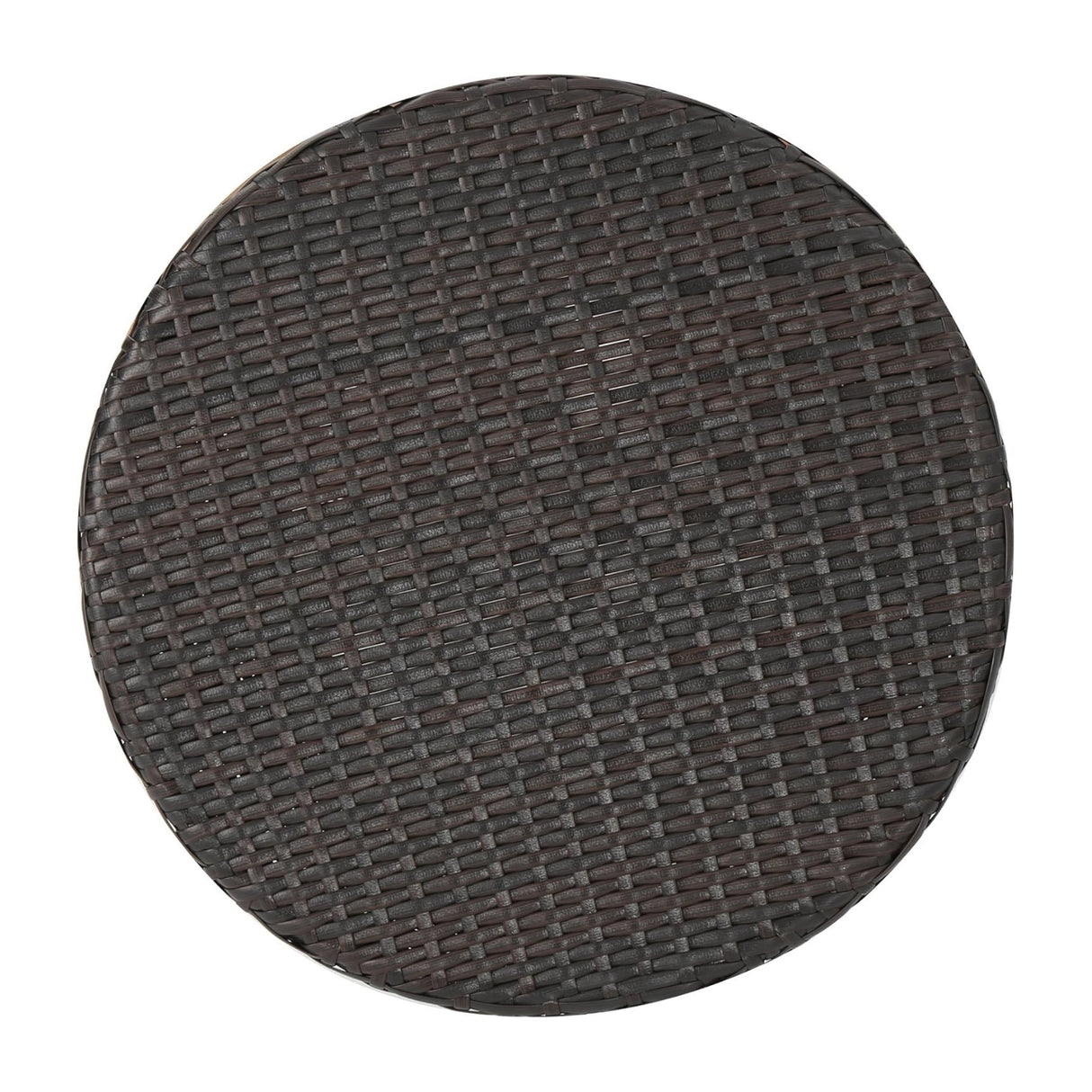 Outdoor Wicker Round Patio End Table
