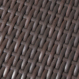 5-Piece Outdoor Rattan Wicker Bar Set with Wicker Top Table