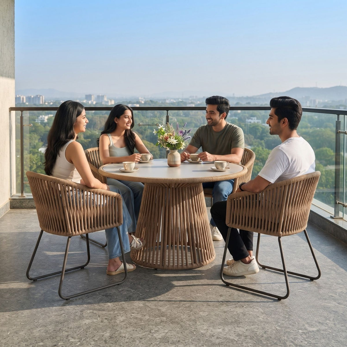 5-Piece Outdoor Patio Dining Set