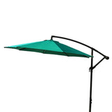 9 Ft Outdoor Offset Cantilever Patio Umbrella with Marble Base